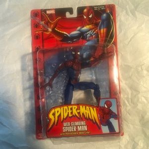 NEW Toybiz Web Climbing Spiderman Action Figure